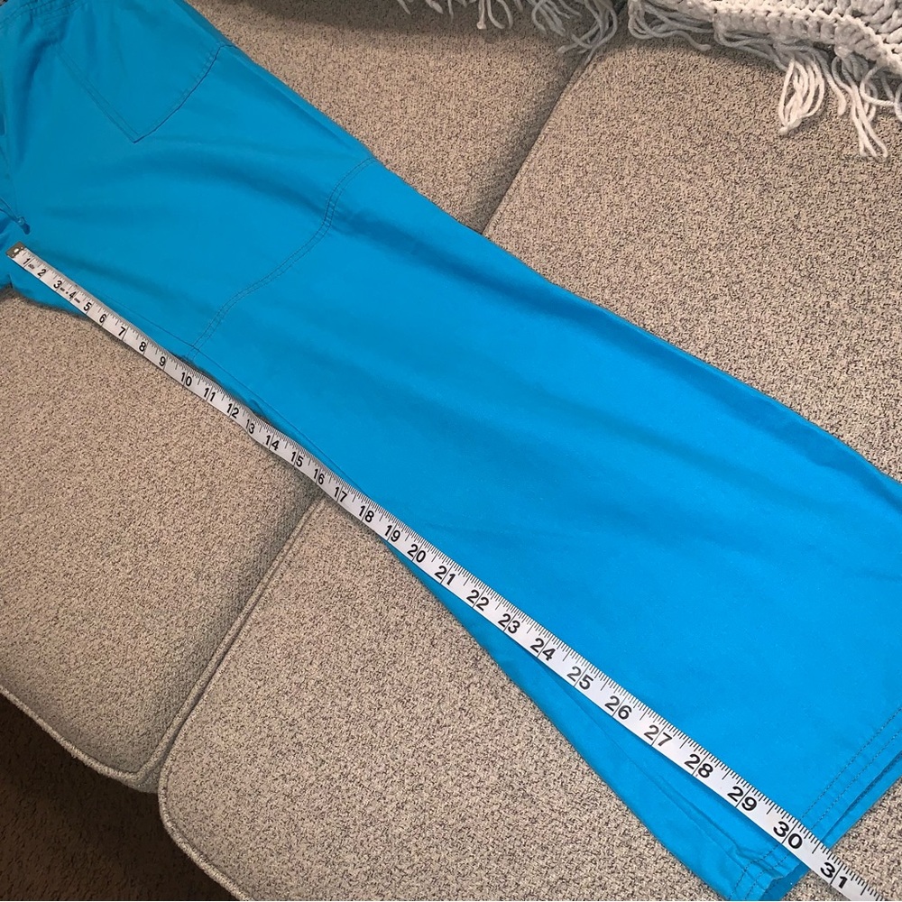 SCRUBSTAR Turquoise Drawstring Scrubs Pants - Picture 6 of 9